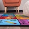 World Rug Gallery Kids Educational Learning Alphabet Non Skid Area Rug 5' x 7' Multi 2026MULTI5X7 - alternate 7